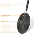 thumbnail image 4 of Tzgsonp 11 inch Heat Diffuser Plate, Aluminium Alloy Double Sided Induction Adapter Plate with Handle Non Slip Heat Conduction Plate for Glass Cookware, 4 of 8