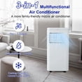 thumbnail image 4 of Qinaqin 6000 BTUs (10 000 BTU AS cm de AlturaRAE) Portátil Air Conditioner con Fan & Profundidadhumidifier Mode Cools Rooms up to 450 Sq.Ft, 4 of 8
