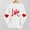 White, variant on WRFWUL Valentines Sweatshirts for Women 2026 Heart Sweater Crewneck Long Sleeve Shirts Valentine Outfits Love Theme Graphic Cute Pullover Tops