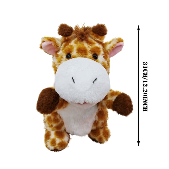 Knisume Plush toy hand puppet - Movable Mouth Parent-Child Interaction Doll, stuffed animals for Storytelling, Halloween toys Creative Play, Cute plushies for Role-Playing,M