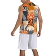 thumbnail image 2 of Xecao Cute Cat Paw print basketball shirt for both men and women, a unisex basketball jersey perfect for theme parties-Large, 2 of 6