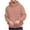 Pink, variant on Chiccall Mens Fuzzy Hoodie Pullover Sweater Sweatshirts Casual Comfy Textured Drawstring Hooded Outerwear