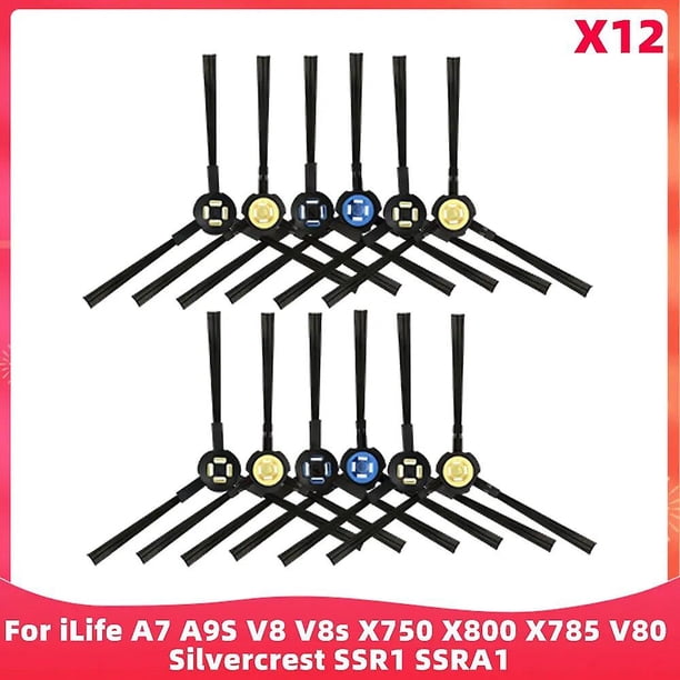 Compatible For iLife A7 A9s V8 V8s V80 X750 X800 X785 Silvercrest SSR1 SSRA1 DEXP LF-800 Spare Parts Main Side Brush Hepa Filter~1706