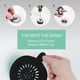 thumbnail image 5 of Paquete de 5 cubiertas para coladores de desagüe | Atrapacabellos para ducha y lavabo, bañeras y desagües de baño | Protectores de desagüe antiobstrucción con ventosas | Blanco, gris, negro, azul y, 5 of 7