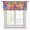 Multicolor, variant on Colorful Butterflies Sheer Curtains Valances for Windows Summer Watercolor Printed Chiffon Kitchen Valances for Cafe, Rod Pocket Voile Window Treatments Curtains for Living Room Bedroom, 42"x12"