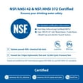 thumbnail image 6 of Waterdrop WD-FC-01 NSF Certified Basic Faucet Filter, 320-Gallon Carbon Fiber Faucet Filtration System, Tap Water Filter, Reduces 94.2% Chlorine, Bad Taste and Odor with One Filter, 6 of 10