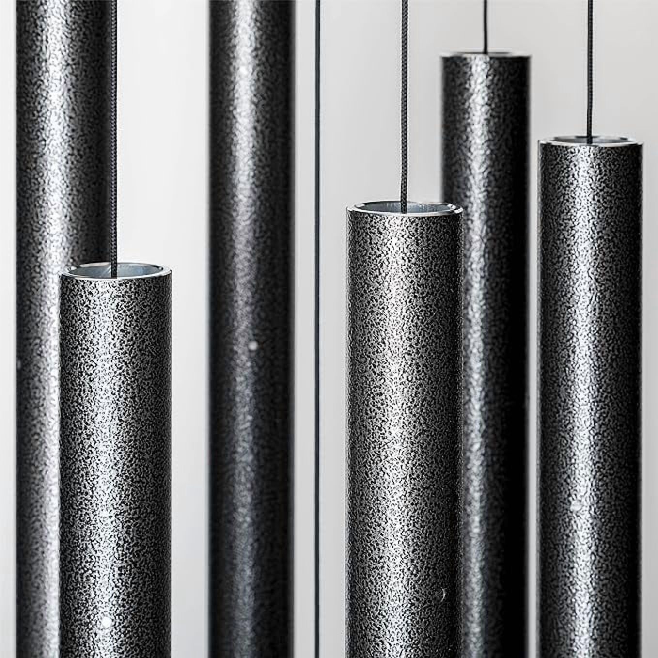 44" Premium Aluminum Wind Chimes for Outdoor Zen Atmosphere - Ideal for Garden, Patio, and Backyard Decoration, with Wind Catcher and Silver Pulm Design