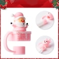 thumbnail image 2 of Adorno Paja Navideño 5 Uds. Reutilizable para 30/40oz Con Asa, 2 of 9