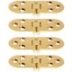 thumbnail image 1 of GOOHOCHY Bisagras para mesa plegable de 4 piezas, bisagras pequeñas de 180 grados, bisagras superiores abatibles, 1 of 8