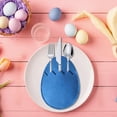 thumbnail image 6 of KRQAP 4PCS Easter Eggs Silverware Pocket Cutlery Pouch Festal Table Decor Cutlery Storage Bag Table Setting Supplies, Home Items on Sales, 6 of 6