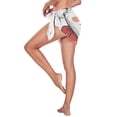 thumbnail image 2 of Ckdifva Red Hat Snowman Beach Cover Up for Women Swimsuit Coverups Bikini Wrap Short Skirt, 2 of 8