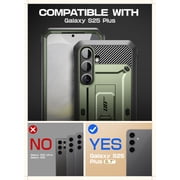 SUPCASE for Samsung Galaxy S25+ Plus Case with Stand, [Unicorn Beetle Pro] [2 Front Frames] [Built-in Screen Protector & Belt-Clip] Military-Grade Protection Phone Case for Galaxy S25+ Plus, Guldan