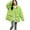 Green, variant on IROINNID Women's Short Zip Up Jacket Stand Collar Solid Color Long Sleeve Zippers Medium And Long Term Loose Warm Coat Jackets, Black