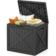 thumbnail image 1 of Deck Box, 32 Gallon (121 L) Resin Outdoor Storage Box, Waterproof & Lockable Patio Storage for Cushions, Garden Tools & Pool Acce, 1 of 1
