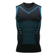 thumbnail image 6 of Skymirror Men Sport Vest Slim Fit High Elasticity O Neck Quick-drying Sleeveless Compression Figure Shaping Gym Running Basketball Tank Top, 6 of 8