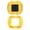 Yellow, variant on YAHHU Solar Driveway Marker Lights 12 LED Aluminum Alloy Waterproof Ground Road Stud Lamp for Sidewalk Pathway, Blue Light, 1 Count