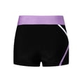 thumbnail image 2 of iiniim Kids Girls Gymnastics Dance Sport Athletic Booty Shorts Stretchy Tights Activewear Lavender 6, 2 of 7