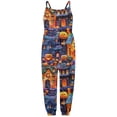 thumbnail image 5 of VBARHMQRT Combinaison Blanche Robe Bébé Fille Imprimés Combinaison Sans Manches Tenue Pantalon Vêtements 2472, 5 of 5