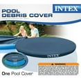 thumbnail image 4 of Intex 28020E 7.3 Feet Easy Set Swimming Pool Debris Vinyl Cover Tarp, Blue, 4 of 4