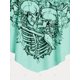 thumbnail image 4 of Tankini de Talla Grande con Volantes con Estampado de Esqueleto Rosegal Leggings de talla grande, 4 of 5