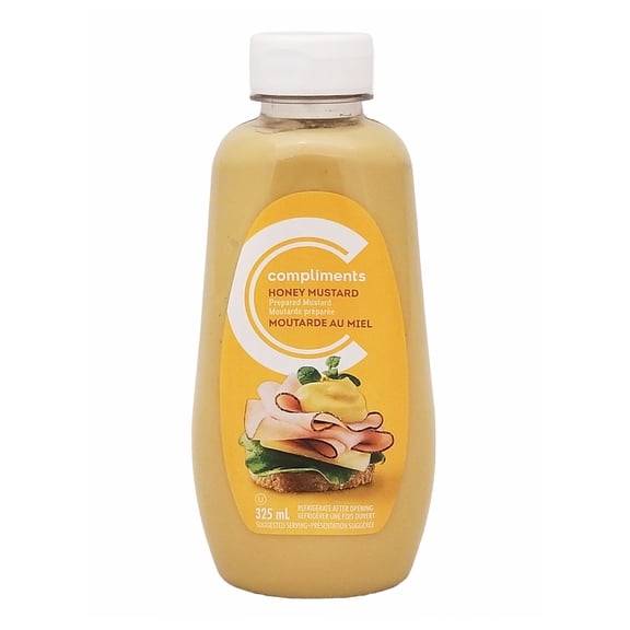 Compliments Honey Mustard 325ml | Sweet & Tangy Condiment