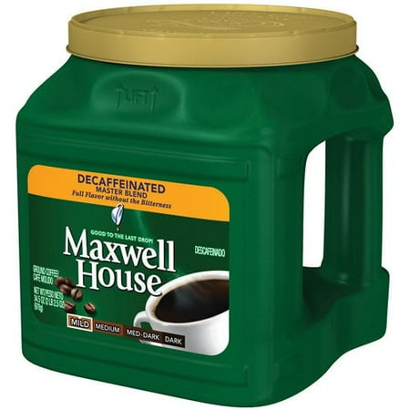 Maxwell House Decaffeinated Master Blend Coffee, 34.5 oz