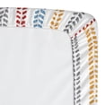 thumbnail image 4 of Baby Essentials 2 Pack of 52”L x 28”W Standard Microfiber Patterned Fitted Elastic Baby Crib Sheets for Newborns, Infants and Toddlers Nursery, Crib, Bed and Mattress in Trucks & Tire Tracks, 4 of 6
