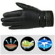 thumbnail image 4 of Guantes de piel sintética para pantalla táctil, para conducir, de invierno, cálidos, resistentes al viento y al agua, para mujeres y niñas (negros), 4 of 7