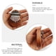 thumbnail image 2 of Kalimba de madera de 8 teclas, mini piano de pulgar de madera con cuerda, piano de dedo, 2 of 5