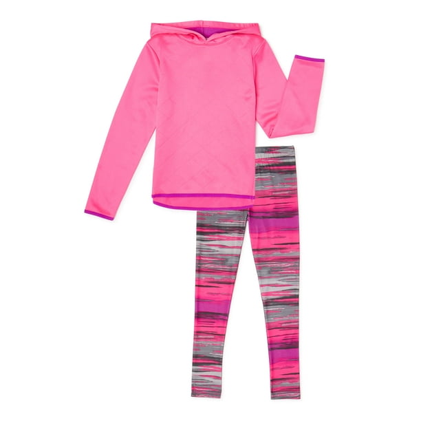 Cheetah Girls Quilted Performance Fleece Hoodie and Printed Legging, 2