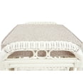 thumbnail image 4 of SK New Interiors Alexa Ottoman White Color Natural Rattan Wicker Handmade Design with Cushion, 4 of 7