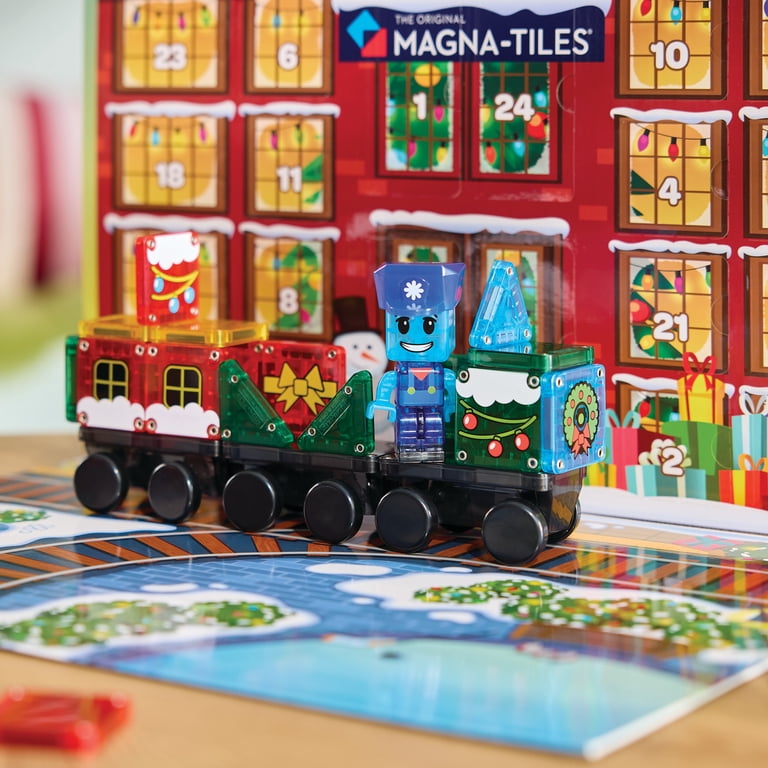 MAGNA-TILES microMAGS Advent Calendar 34-Piece Magnetic