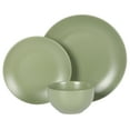 thumbnail image 4 of Gibson Home Queensland Green 12-Piece Stoneware Dinnerware Set, 4 of 9