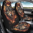 thumbnail image 2 of Jeiento Wolf Car Seat Cover Only for Front Waterproof Soft Universal Bucket Seats Covers American Flag Interior Auto Accessory Universal Fit Most Cars Truck Sedan SUV Van, 2 Pack, 2 of 7