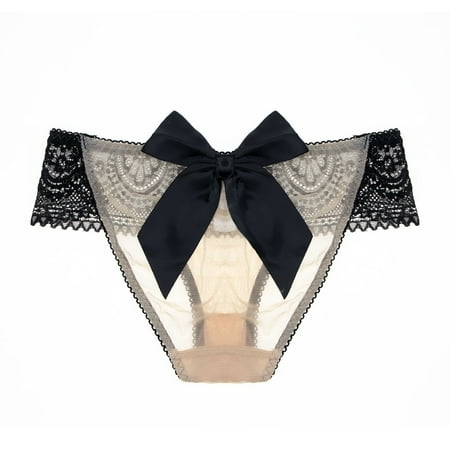 

Varsbaby Women s Sexy Must Have Lace Bikini Lace Mesh and Bow Design