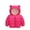 07Hot Pink, variant on Hicidod Toddler Winter Coats Cute Bear Ears Hooded Zipper Infant Down Jacket Light Puffy Solid Color Warm Puffer Coat