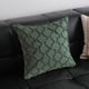 thumbnail image 5 of Funda de almohada de felpa con borlas de terciopelo - Fundas de almohada estándar de la India, acolchado resistente a las arrugas para decoración del hogar y la oficina, diseño suave y duradero, 5 of 5