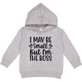 thumbnail image 2 of Inktastic I May Be Small but I'm the Boss Toddler Hoodie, 2 of 4