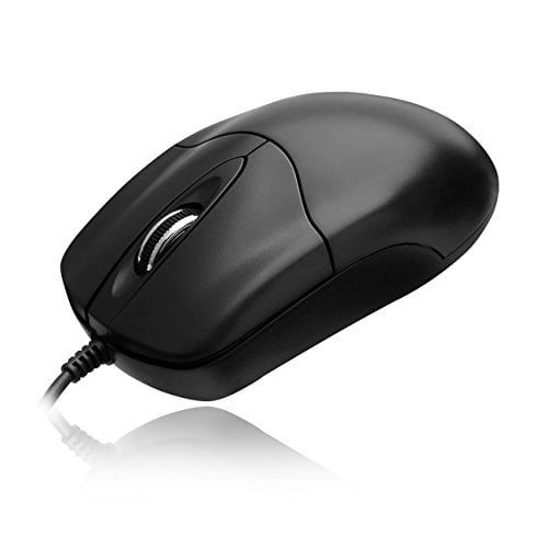 Mouse de desplazamiento óptico de escritorio de 3 botones adesso PS/2