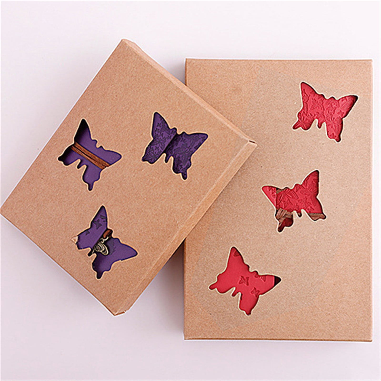 ZMKIAG Refillable Butterfly Vintage Leather Journal Notebook – Spiral Bound Diary with Unlined Blank Pages – Travel Journal, Writing Notepad – Gifts for Teens & Students