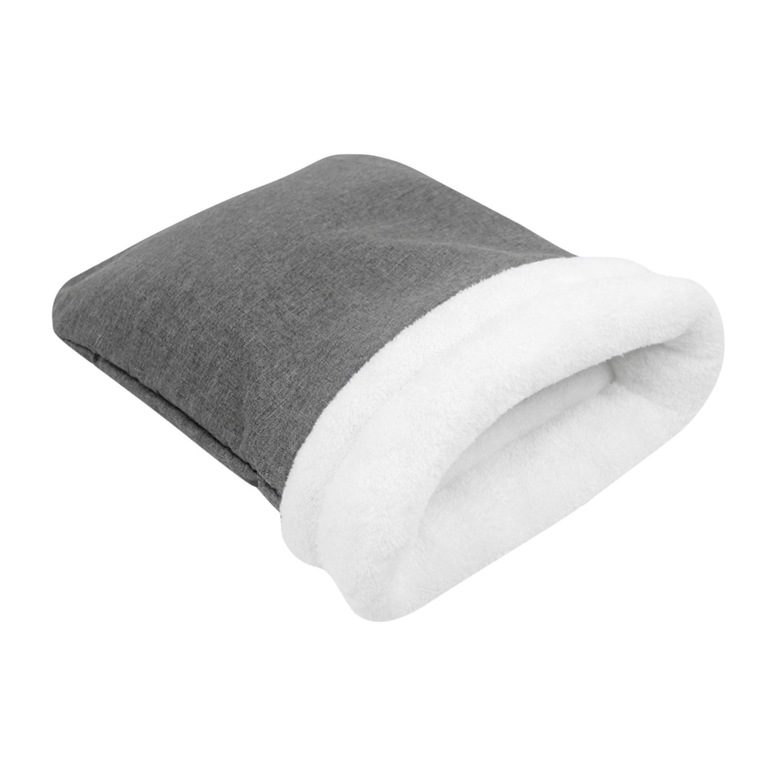 Warm Sleeping Bag for Pets Cozy Semi-Enclosed Dog House Durable Linen Material for Winter Comfort and Security A