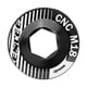 thumbnail image 5 of Tapa de manivela de bicicleta de aleación de aluminio M18, rosca para cadena de carretera, juego de bielas para bicicleta BMX Negro, 5 of 8