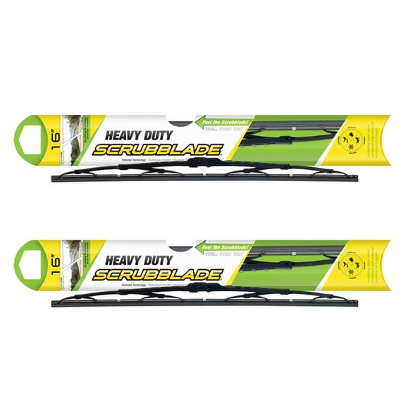 For Chrysler Imperial Pontiac LeMans Scrubblade Platinum Wiper Blade Set - BuyAutoParts