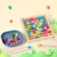 thumbnail image 2 of Juguete Educativo Ticfox de Clasificación de Colores de Madera Juego de Cuentas de Tablero de Clavijas, 2 of 10