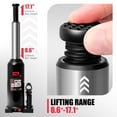 thumbnail image 2 of DNA Motoring TOOLS-00357 17'' 6 Tons (13227 lbs) Car Pickup SUV Auto Repair Manual Automotive Hydraulic Welded Bottle Jack Black, 2 of 7