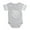 Heather Gray, variant on CafePress - Gothic Skull Initial O - Cute Infant Baby Football Bodysuit
