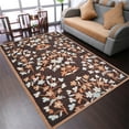 thumbnail image 2 of Rugsotic Carpets Hand Tufted Wool Eco-Friendly Area Rugs - 9'x12', Rectangle, Brown, Modern Contemporary Design, High Pile Handmade Anti Skid Rugs for Living Room, Bed Room (K00228), 2 of 5