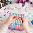 thumbnail image 3 of 2/8/9/12 Colors Loop Potholder Loops Weaving Loom Loops Bulk Weaving Craft Loops with Multiple Colors for DIY Crafts Supplies Compatible with 7 Inch Weaving Loom, 3 of 8