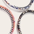 thumbnail image 3 of 6 PCS-Resin Teeth Comb Headbands - Non-Slip Hoops for Curly Hair, Women and Girls Party, party, wedding suitable headband, 3 of 5