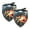 Multi-colored 3, variant on PhooArto Art Steampunk Pattern Dog Bandanas, 2 Pack Soft Washable Pet Scarf Triangle for Large Dogs Puppies and Cats